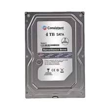 Consistent 4000 GB (4 TB) SURVILLANCE DRIVE SATA Internal Hard Disk Drive (HDD)  (Interface: SAT)