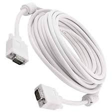 VGA CABLE 5 METER WHITE