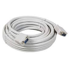 VGA CABLE 10 METER WHITE