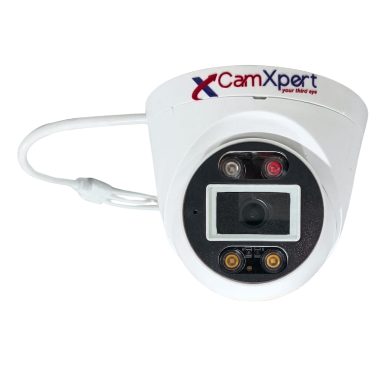 CamXpert SmartSence 6MP IP Dome Camera CX-D106P3-SIREN Red & Blue Flashing Light, Two-Way Audio, Color Night Vision
